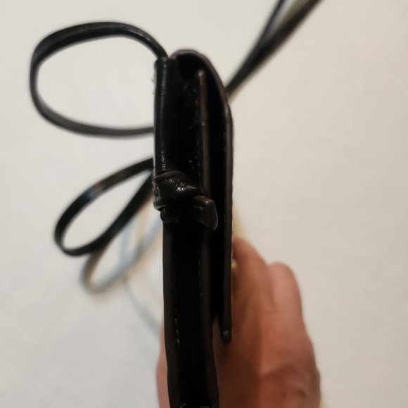 Vintage HOBO Black Leather Crossbody Bag EUC - Picture 11 of 15